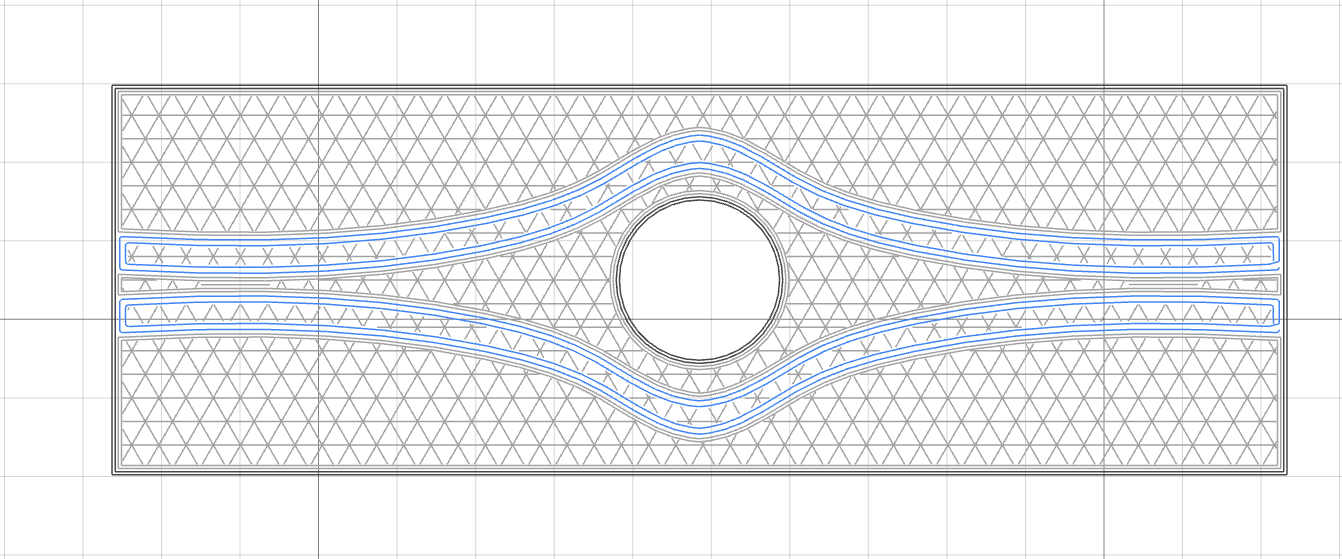Plate with hole